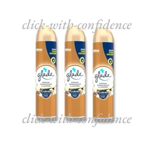 3 x Glade Sensual Sandalwood & Jasmine Air Freshener Spray 300ml - Picture 1 of 1