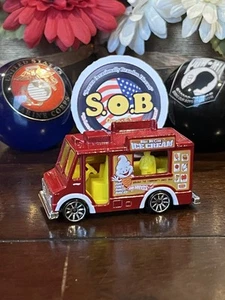 Hot Wheels 1983 Mike McCone’s Ice Cream Truck 1:64 Red Diecast Used NM Condition - Picture 1 of 10