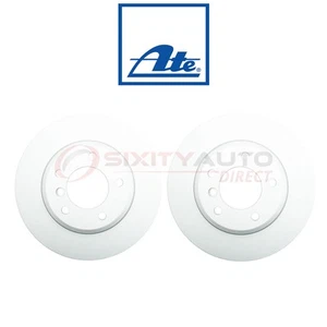 2 pc ATE Front Disc Brake Rotor for 2000 BMW 323Ci - Braking Tire Stopping az - Picture 1 of 5