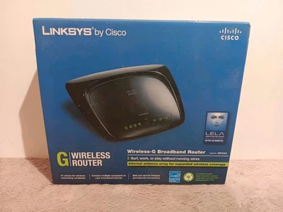 Linksys WRT54G Wi-Fi Wireless-G Broadband Router 2.4 GHZ - Tested Works - Image 1 of 3