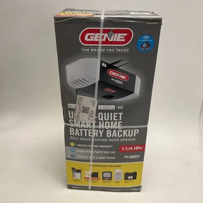 NEW Genie Ultra Quiet Smart Home Battery Backup Garage Door Opener - Image 1 of 4
