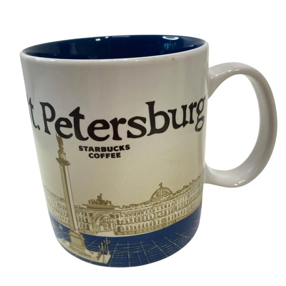 Taza de café Starbucks San Petersburgo 16 fl oz City Collector Series taza 2016 Foto 1 de 4