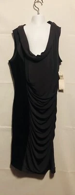 Maggy London Black Dress Size 12 Stretch New With Tags Condition - Image 1 of 4
