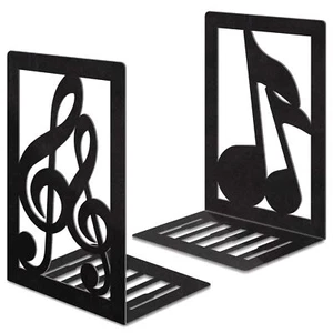 Sujetalibros decorativos de metal para estanterías de bibliotecas de oficina - Picture 1 of 9