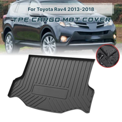 All Weather Rear Trunk Boot Cargo Liner Tray Mat Cover For Toyota Rav4 2013-2018 - Image 1 of 4