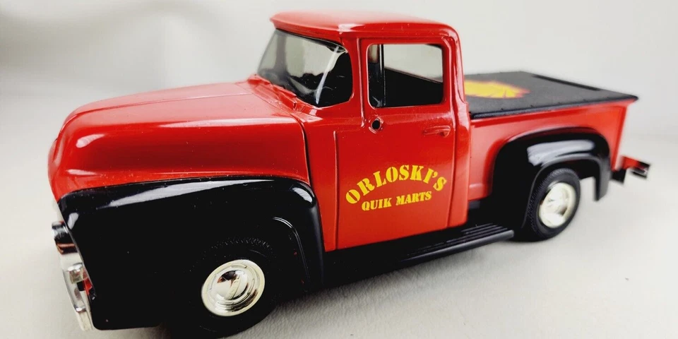 ERTL Diecast Orloski's 1956 Ford Pickup Coin Bank 2765 Limited Edition 7" w/key - Image 1 of 4