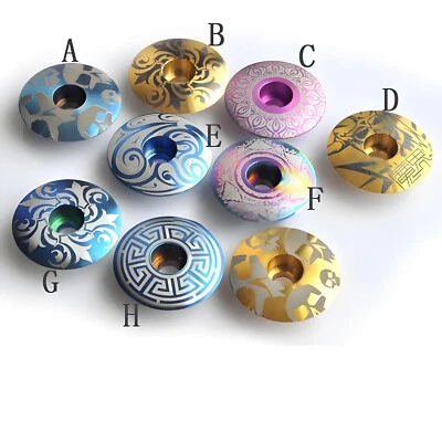 Bike Stem Top Cap Titanium Bolt M6*30 MTB Road Bicycle Headset Caps Cover - Image 1 of 4