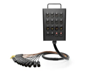 16Ch Studio Wall Box | Mogami 2934 & Neutrik Gold Connectors | Standard | 5 Ft - Picture 1 of 1