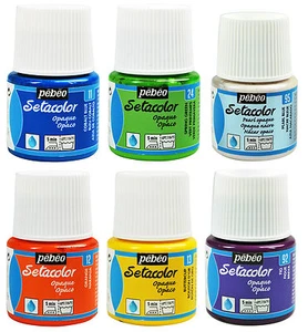 Pebeo SETACOLOR OPAQUE Permanent Iron-Fix Fabric Textile Paint 45ml - Picture 1 of 59