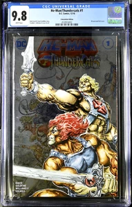HE-MAN THUNDERCATS #1 CGC 9.8 NYCC SILVER FOIL VARIANT CON CONVENTION DC COMICS - Picture 1 of 2