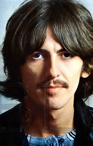 Retratos de álbum blanco de The Beatles de George 13x19" impreso con fotos - Imagen 1 de 1
