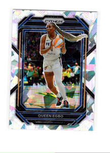 Queen Egbo 2023 Panini Prizm WNBA Basketball CRACKED ICE PRIZM #78