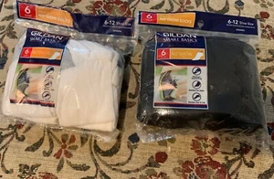 Gildan Mens Pack Of No Show Socks Smart Basics LOT OF 2--- 6 pairs Per Pack - Picture 1 of 2