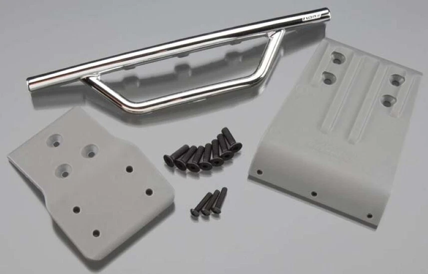 RPM 80023 Front Bumper & Skid Plate Chrome Slash 4X4 - Image 1 of 1