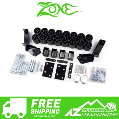 Kit de elevación de carrocería Zone Offroad de 3" para camioneta Chevy GMC C/K 1500 88-94 C9357 Foto 1 de 2