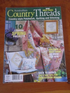MAGAZINE AUSTRALIAN COUNTRY THREADS VOL. 2. NO. 3 GREAT ** MUST SEE - Picture 1 of 2
