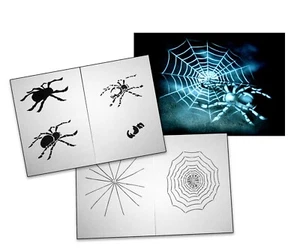 AS-046 Spinne Step by Step Airbrush Schablone für Acryl Spray Wand Tattoo Farbe - Picture 1 of 1