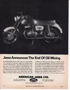 1970 American Jawa 175 Motorcycle Print-Ad/ - Picture 1 of 1