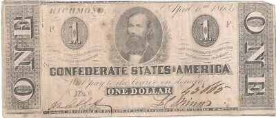 Collection Of Paper Currency, Including Confederate States Of America, Louisiana - Image 1 of 4