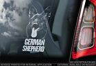 Deutscher Schäferhund Autoaufkleber - Hund an Bord Stoßstange Fensterschild Geschenkidee V17