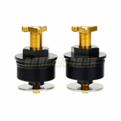 Tapa de horquilla de precarga para Honda NT650 Hawk GT 1988-1991 41 mm perno de horquilla triangular 1990 Foto 1 de 4