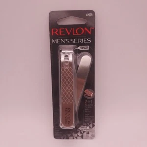 Revlon Men's Series Dual Ended 2 in 1 Nail Clipper for Hands and Feet - Picture 1 of 6