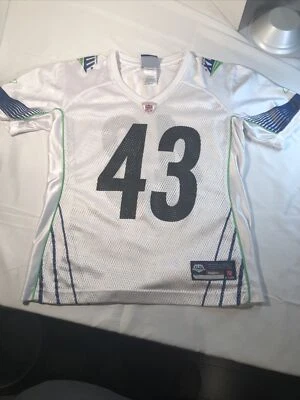 CAMISETA DE MUJER PEQUEÑA HOF TROY POLAMALU #43 PITTSBURGH STEELERS REEBOK SUPER BOWL Foto 1 de 4