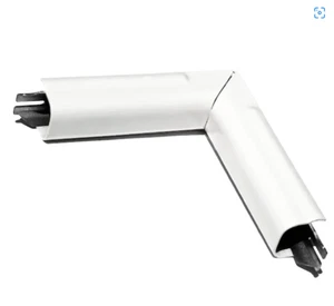 SnapMark Raceway Inside Elbow/Steel SMS717-W White 5 pk New - Picture 1 of 4