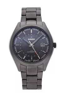 Rado HyperChrome 42mm Automatic GMT Black Dial Ceramic Men's Watch R32167152 - Picture 1 of 6