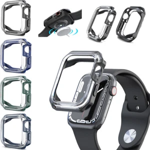 Do Apple Watch Ultra 9 8 7 6 5 4 40/44/41/45mm TPU Ochrona Bumper Cover Case - Zdjęcie 1 z 18