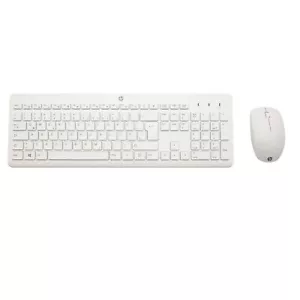 HP 230 Kit Mouse And Keyboard Wireless White Qwertz Layout German Of M&K _ - Picture 1 of 4