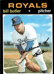 Topps Bill Butler 1971 Kansas City Royals #681 - Imagen 1 de 2