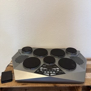 Pyle PTED06 Portable Electronic Tabletop Digital Drum Machine With Pedal - Picture 1 of 12