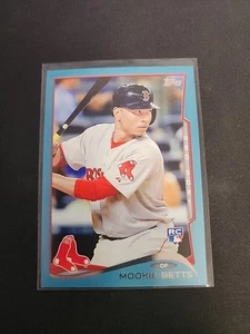 Aggiornamento Topps 2014 Mookie Betts Wal-Mart Blue Border #US26 RC Rookie SP WS CHAMP - Foto 1 di 6