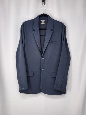 Bylt Pro Blazer Jacket Blue Large Stretch Poly Rayon Unstructured Sport Coat - Image 1 of 4