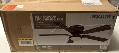 Hugger 52 in. LED Espresso Bronze Ceiling Fan New 1003023395 - Image 1 of 3