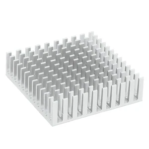 Heatsink 40x40x11mm Aluminum Heat Sink with Thermal Blue Sticker White - Picture 1 of 6