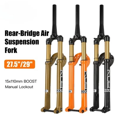 Suspension Air Fork 26/27.5/29 in 120mm Travel MTB Fork 15x110mm Boost Bike Fork - Image 1 of 4