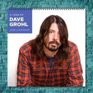 Calendario da parete Dave Grohl 2026, collezione stelle 12 mesi - Foto 1 di 4