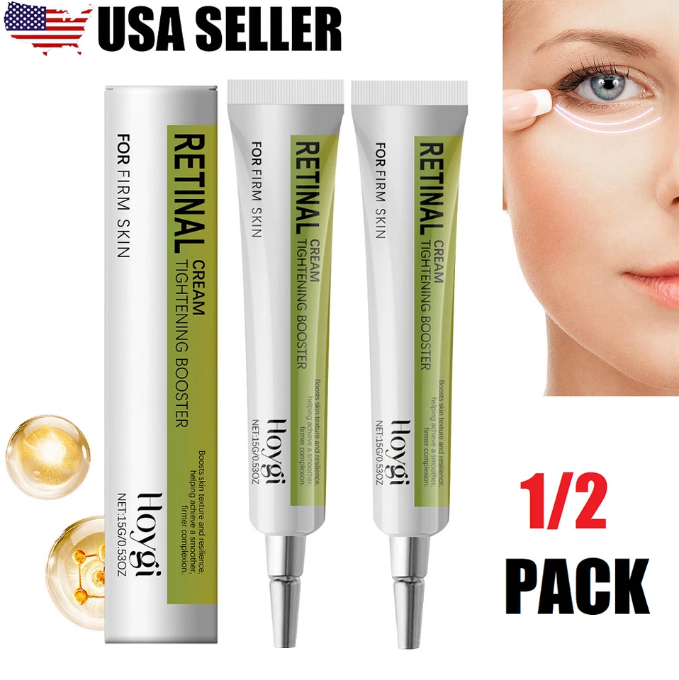 Crema de ojos estiradora Vita-A unisex de alto rendimiento potenciador de inyección de retina 2 piezas EE. UU. Foto 1 de 4