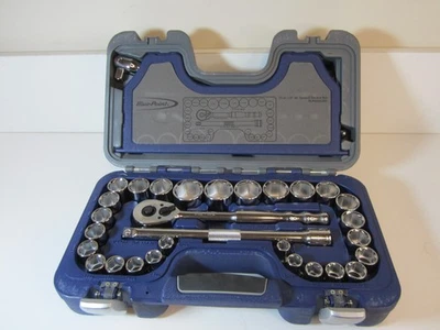 BLUE POINT BLPGSS1233 , SAE/MM 33PC  1/2" Drive Ratchet & Sockets 'NEW' - Image 1 of 4