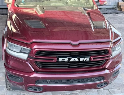 ✅ 19-26 RAM 1500 5th Gen HEMI OEM FRONT HOOD w/ BEZEL BONNET PANEL SHELL Red PRV - Image 1 of 4