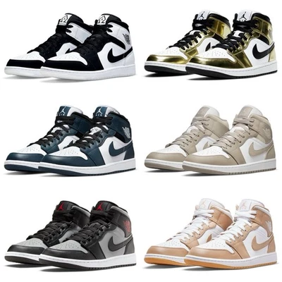 Zapatillas Nike Air Jordan 1 Mid/ Mid SE todos los colores para hombre talla 8-16 Foto 1 de 4
