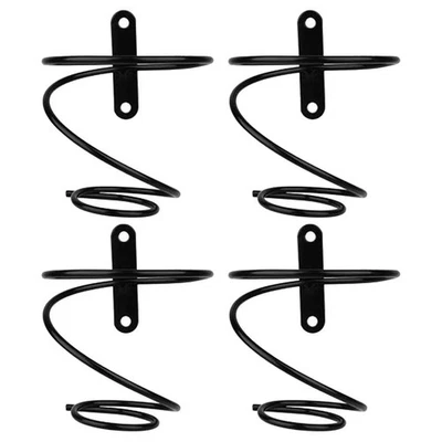  4 Pcs Liquor Rack Wall Hanging Wine Modern Mounted Bottle Holder - Image 1 of 4