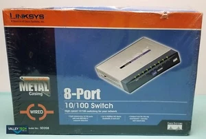 Linksys SD208 10 100 Switch 8 Port Switch for Rackmount or Desktop  NEW - Picture 1 of 3