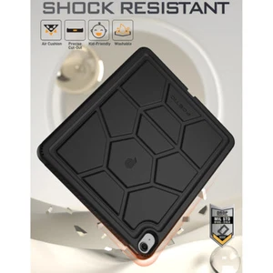 For Apple iPad Air 13 2025 / 2024 Case Poetic Kids Friendly Silicone Cover Black - Picture 1 of 6