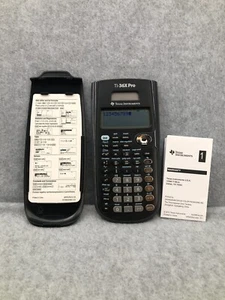 Texas Instruments T1-36X Pro Scientific Calculator & Cover 7" Black - Picture 1 of 5