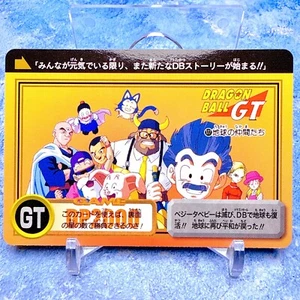 Dragon Ball GT Carddass Earth's Friends Card - Japanese Bandai - Imagen 1 de 1