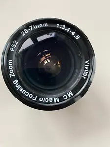 Vivitar MC Macro Focusing Zoom 52mm Lens 1:3.5-5.4 28-70 - Picture 1 of 4