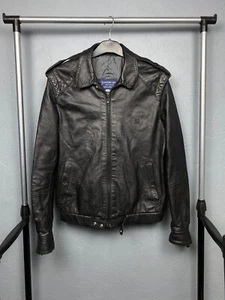 Givenchy 90s Vintage Mens Leather Jacket Size M - Picture 1 of 10